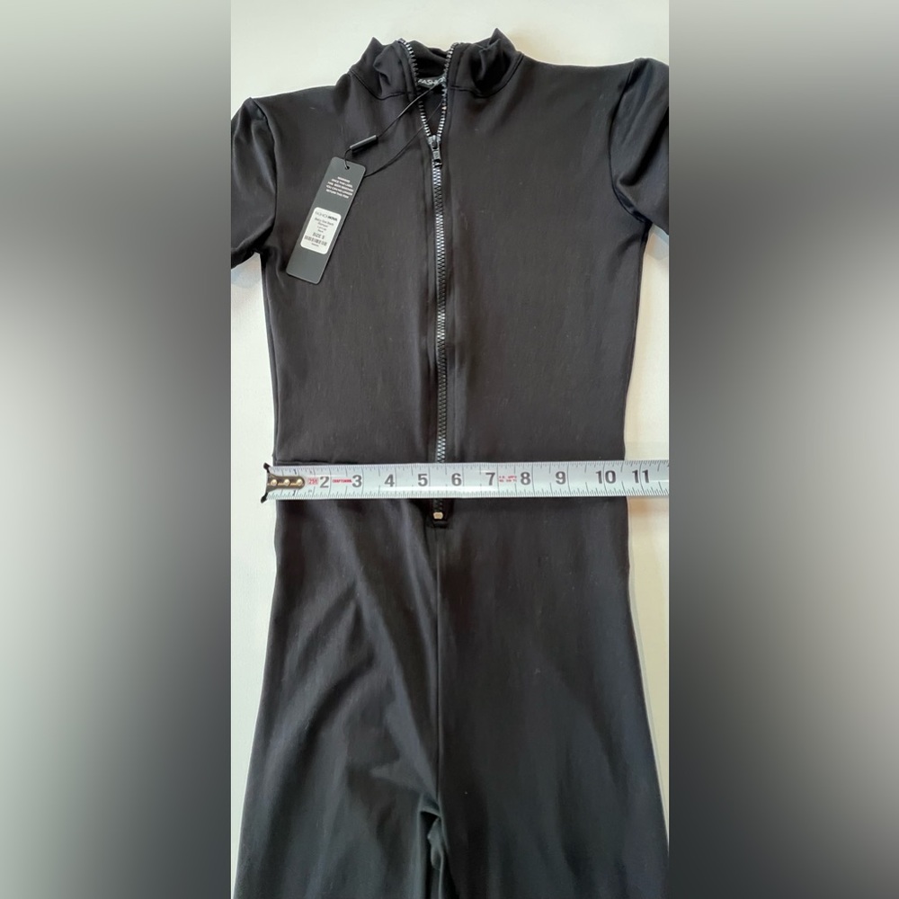 Fashion Nova NWT Black Baby Got Back Romper Small - Picture 4 of 9